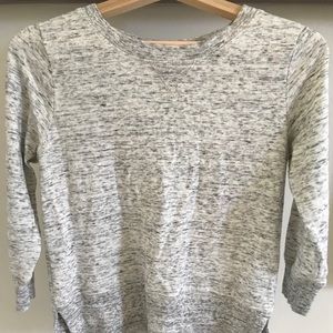 Club Monaco 3/4 sleeve sweatshirt